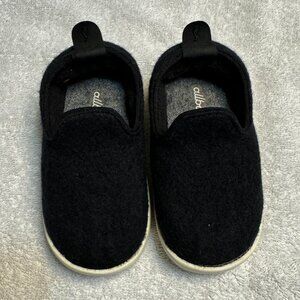 ALLBIRDS - Smallbirds wool loungers / sneakers, black/white/gray, Size: 5T